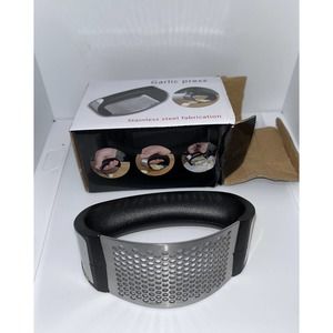 Garlic Press Crusher Stainless Steel Kitchen Tool Mincer Squeezer Manual